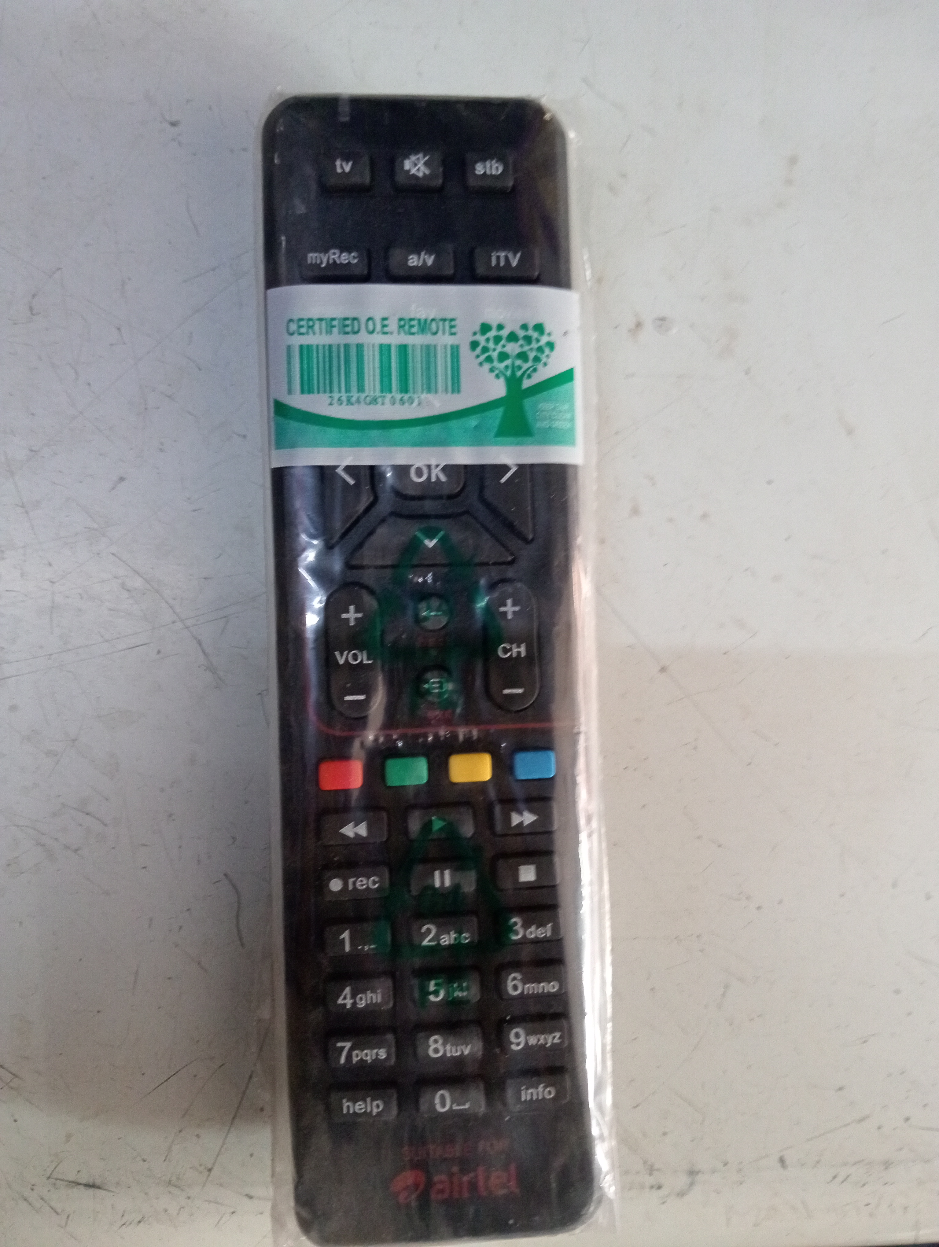 Airtel DTH Remote